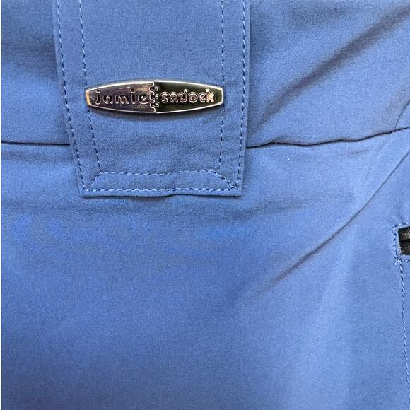 Jamie Sadock Dark Blue Lightweight Stretch Golf Multi-Pocket Skort w Flaws sz 16 - Picture 5 of 12